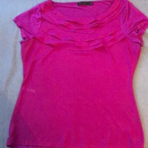 Fuschia shortsleeve shirt
